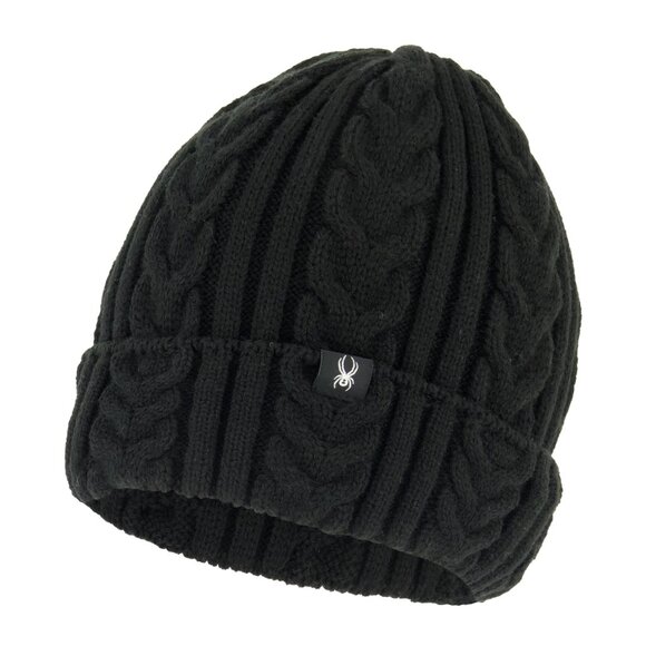 Fleece Lined Cable Knit Beanie Cozy Winter Warm Stretchy Fit Classic